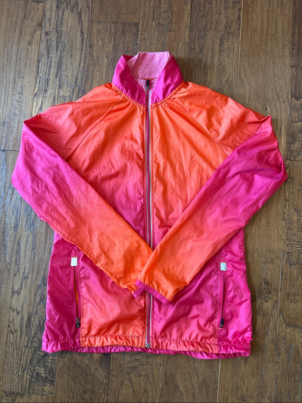 Zoot Two-Tone Pink and Orange Athletic Jacket